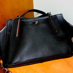 Coach Dreamer 36 handbag black with gunmetal accents